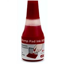 Tintas colop rojo frasco 25 ml